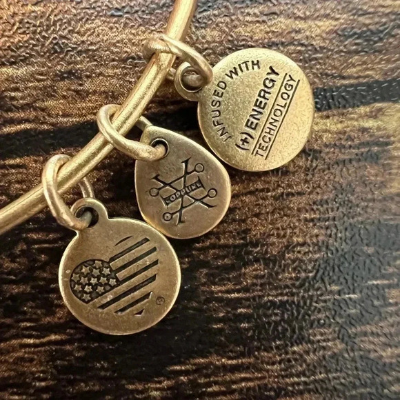 Alex and Ani | Friend, Expandable Rafaelian Bangle Bracelet. - Picture 4 of 8